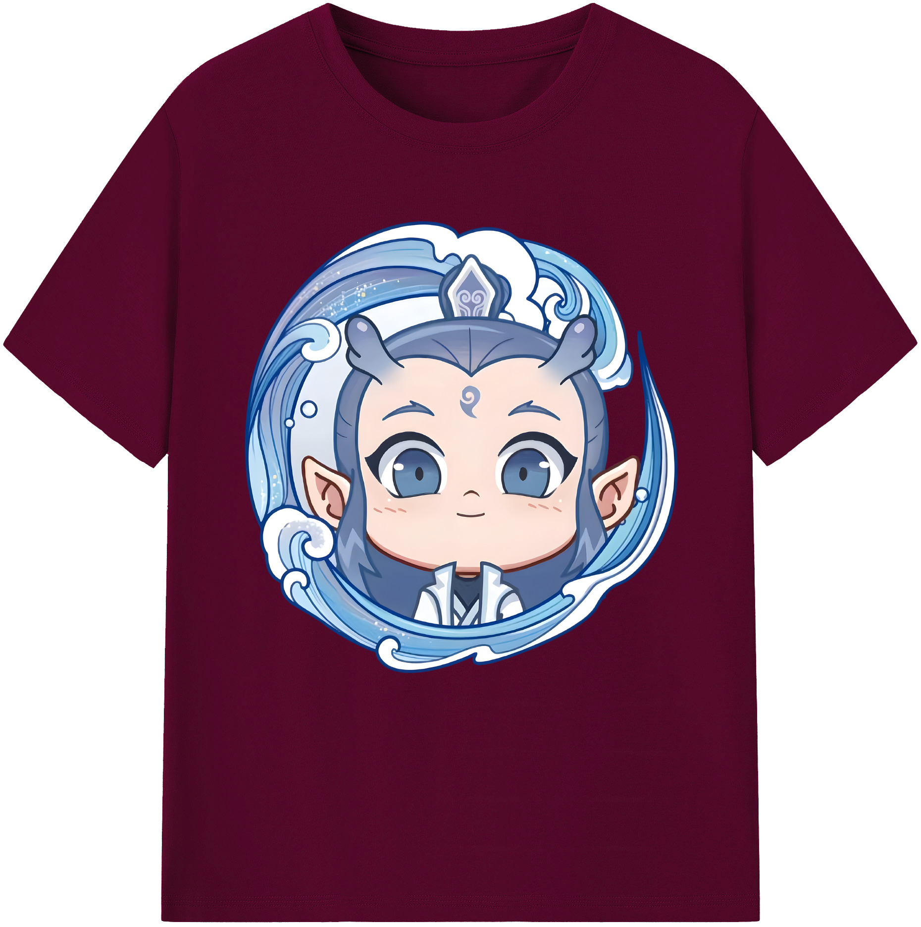 （画像用） Ne Zha 2 ナタ 魔童の大暴れ レディースカジュアルプリントTシャツ（綿100％）
